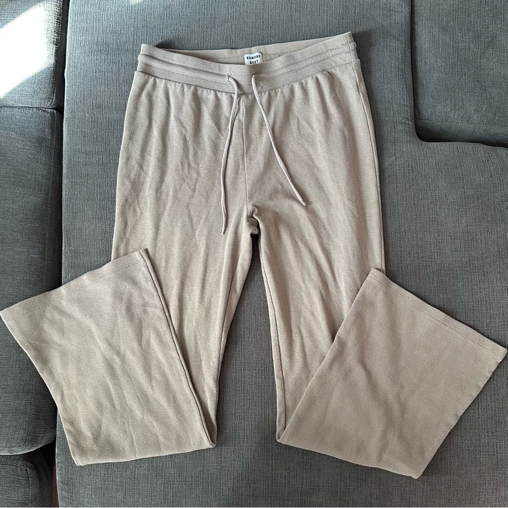 Sunday Best Beige Track Pants